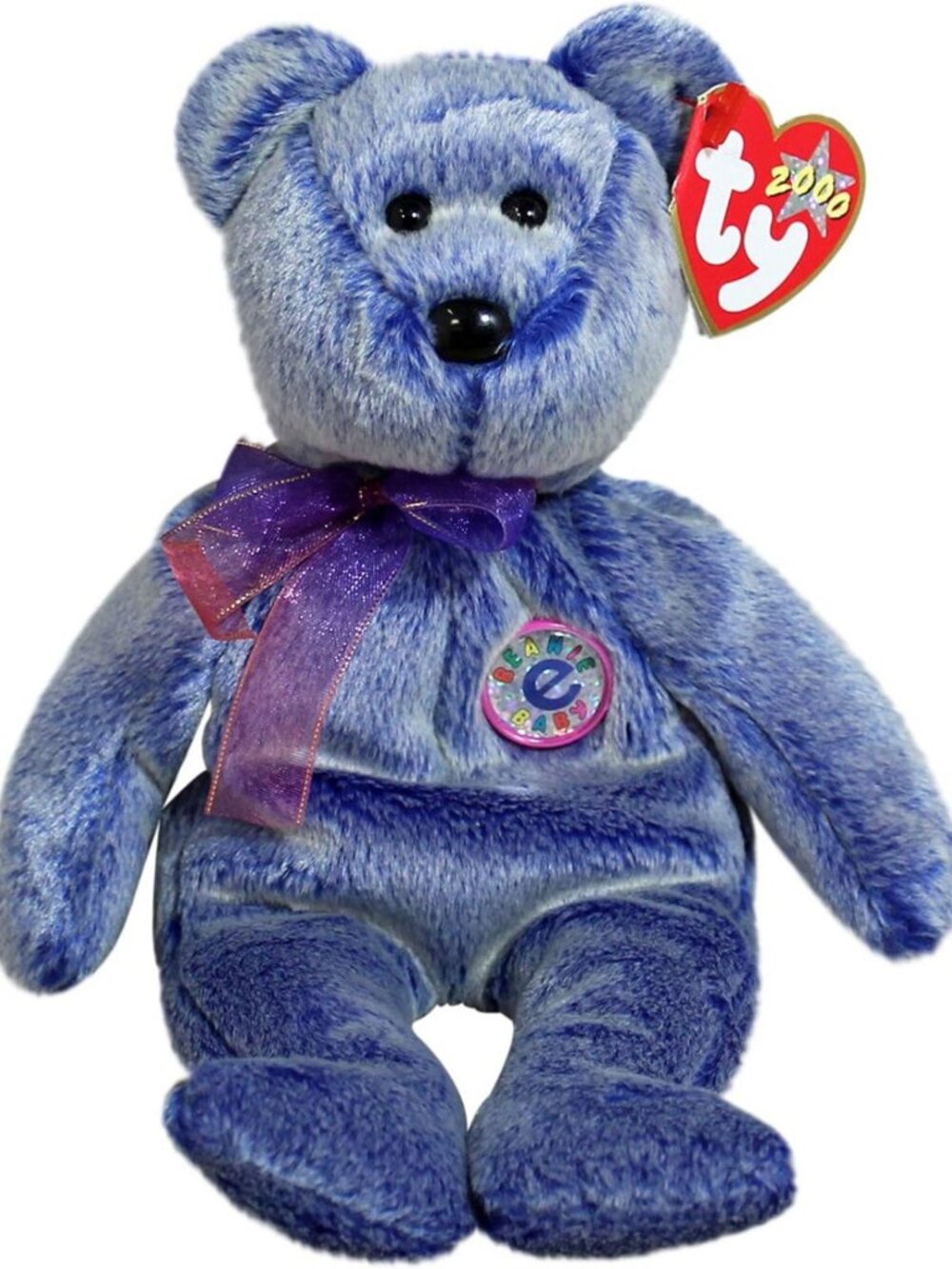 Adorable Periwinkle Bear Plush Toy | Collectible Beanie Buddy | Soft & Cuddly